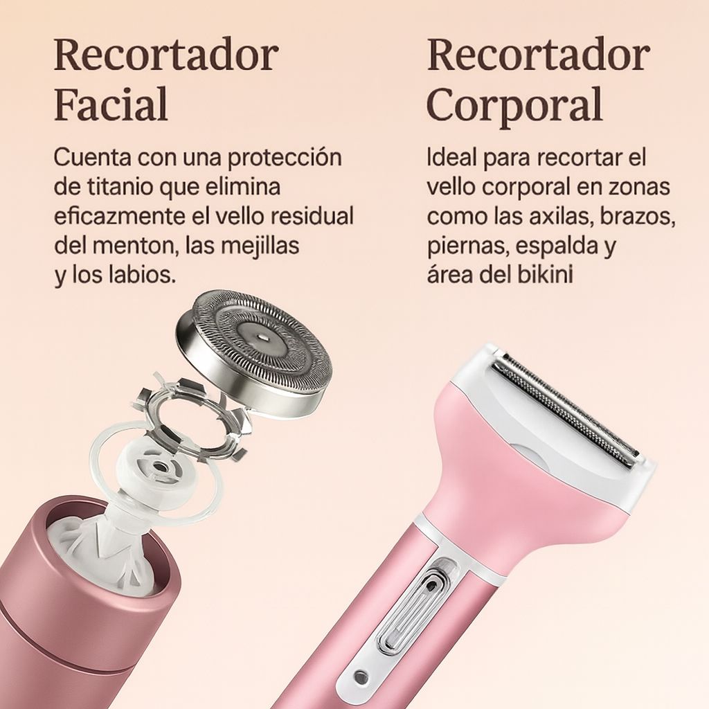 Depiladora Femenina 4 en 1
