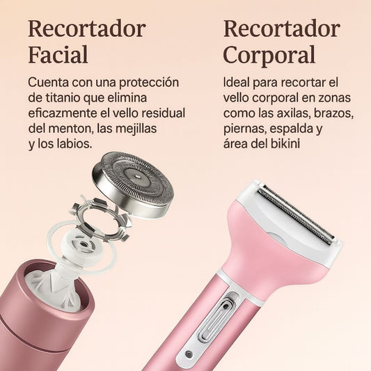 Depiladora Femenina 4 en 1